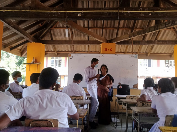 A program to raise awareness about continuing education and children's well-being in Homagama Matthegoda Vidyadipa Vidyalaya (2022-11-29)